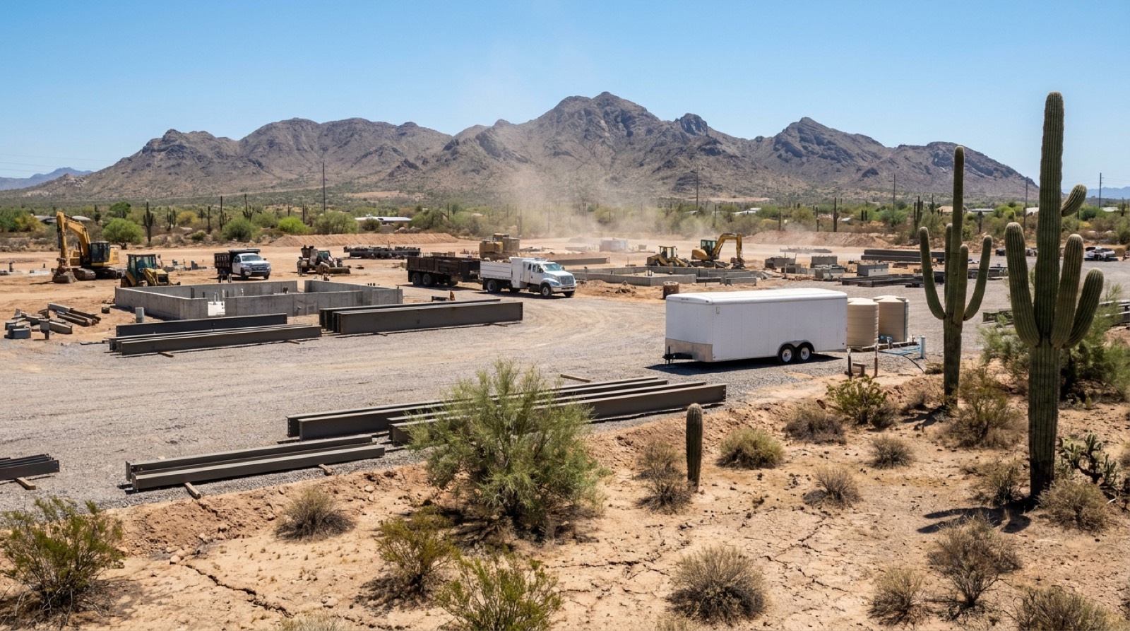 Data center construction corridor in Phoenix and Mesa